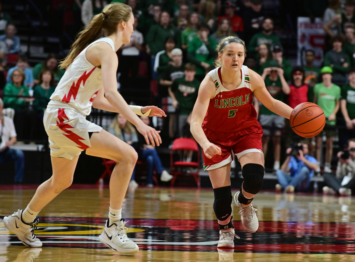 Lincoln Chatham Glenwood Illinois 3A girls basketball championship March 2 2024 Tim Vizer 26334